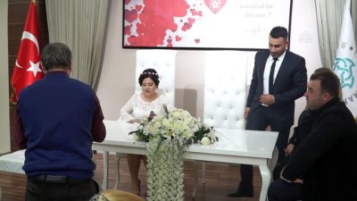 nikah salonu - Evlenmek için Sevgililer Günü'nü seçtiler - TEKİRDAĞ  Videosu
