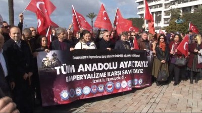 sivil katliami -  Memur- Sen İzmir’den Zeytin Dalı Harekatı’na tam destek  Videosu