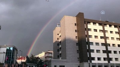 gokkusagi - Sağanak yağışın ardından gökkuşağı oluştu - İSTANBUL Videosu