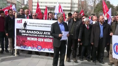 selamet - Sendikalardan Zeytin Dalı Harekatı'na Destek - NİĞDE Videosu
