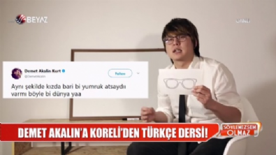 demet akalin - Demet Akalın'a Koreli'den Türkçe dersi!  Videosu