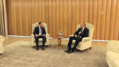 ilham - Enerji ve Tabii Kaynaklar Bakanı Albayrak, Aliyev'le görüştü - BAKÜ  Videosu