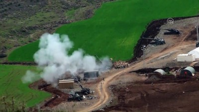 hanli - Afrin'deki terör mevzileri topçu birliklerince vuruluyor - HATAY  Videosu