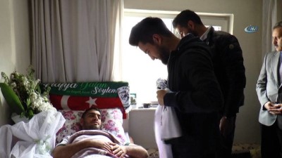 isaf - Atiker Konyaspor'dan Afrin Gazisi Ahmet Çetin’e ziyaret  Videosu