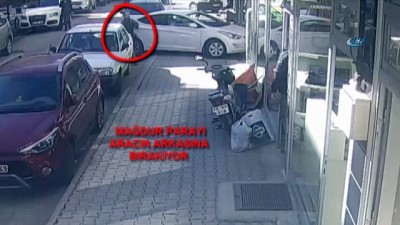 yaris -  Bir kadının dolandırıcılara 28 bin lira kaptırması güvenlik kamerasına yansıdı  Videosu