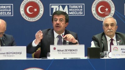 ihracat - İhracatçılarla İstişare Toplantısı - Ekonomi Bakanı Zeybekci (2) - ANKARA Videosu