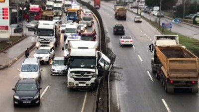 hafriyat kamyonu -  Şile Yolu'nda hafriyat kamyonu iki aracı ezdi  Videosu