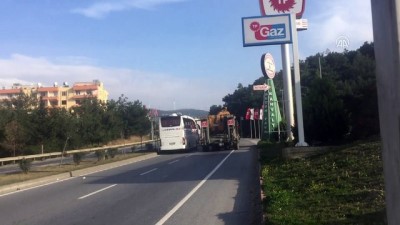 hanli - Zeytin Dalı Harekatı - Zırhlı araç geçişleri - HATAY Videosu
