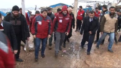 multeci kampi -  Kızılay Başkanı Kınık Atme kampında Videosu
