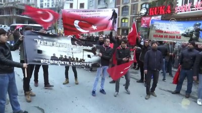 saygi durusu - Zeytin Dalı Harekatı'na esnaf desteği - İSTANBUL Videosu