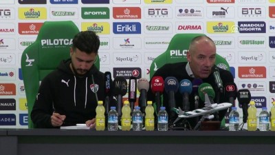 kirikli - Bursaspor-Evkur Yeni Malatyaspor maçının ardından - Paul Le Guen - İSTANBUL Videosu