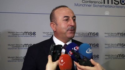Dışişleri Bakanı Çavuşoğlu: 'Biz kimyasal silaha da nükleer silaha da karşıyız' - MÜNİH 