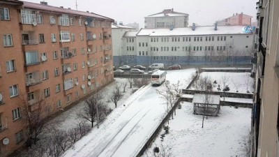 gunesli -  Erzurum’da kar yağışı  Videosu