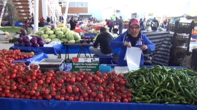 pazar esnafi -  Manavgat semt pazarında tezgahlar Mehmetçik için açıldı Videosu