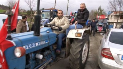 uzunlu -  Traktörlerle askerlik şubesine gelip Afrin’e gitmek istediler Videosu