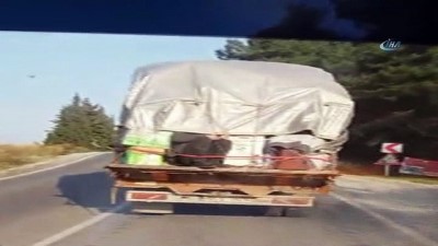kamyon kasasi -  Adamı ev eşyası gibi taşıdılar Videosu