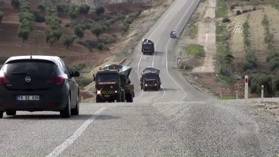 askeri arac - Suriye sınırına askeri sevkiyat - KİLİS Videosu