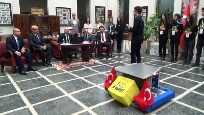 muhendislik -  Türkiye'yi temsil edecek Aydınlı öğrenciler robotu tanıttı  Videosu