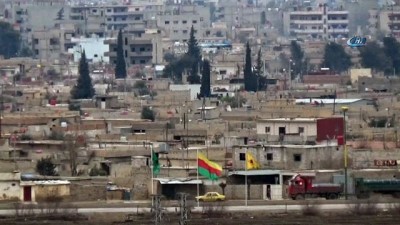sivil kiyafet -  YPG’liler sınır hattındaki binaları boşalttı  Videosu