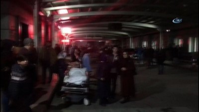 yangin panigi -  8 kişinin öldüğü hastanede yangın paniği... Hastalar tahliye ediliyor Videosu