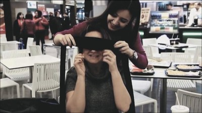 gorme engelliler - Gözleri kapalı yemek yiyip bastonla dolaştılar - ANTALYA  Videosu