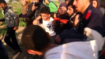 yazili aciklama - İsrail'den Gazze sınırındaki gösterilere müdahale Videosu