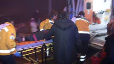 gizli buzlanma -  Konya’da yolcu otobüsü devrildi: 11 yaralı  Videosu