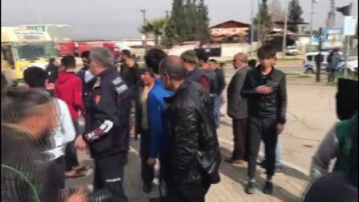 akaryakit istasyonu -  Reyhanlı'ya bir roket daha düştü: 1 yaralı  Videosu