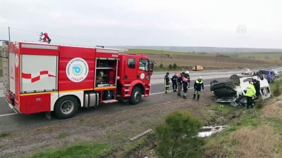 direksiyon - Trafik kazası: 4 yaralı - TEKİRDAĞ Videosu