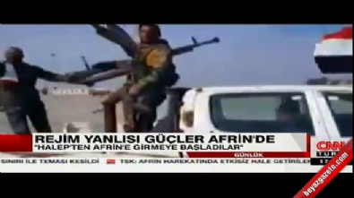 afrin - Milisler Afrin'e girmeye başladı Videosu