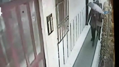 pirlanta -  Şemsiyeli montlu hırsızlar önce kameraya sonra polise yakalandı  Videosu