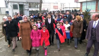 emniyet teskilati -  Ağrılı öğrencilerden Afrin’e gidecek PÖH’lere mektuplu uğurlama Videosu