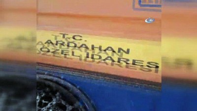 koy yollari -  Ardahan'da kar ve tipi nedeniyle kapanan yollar ulaşıma açıldı  Videosu