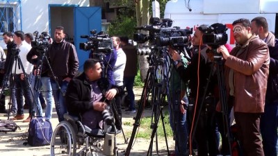 basin toplantisi - Gazze'de belediyeler hizmet veremiyor - GAZZE  Videosu