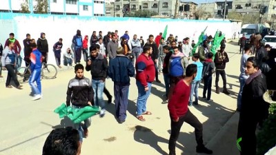 protesto - Gazze şehidini uğurladı - GAZZE  Videosu