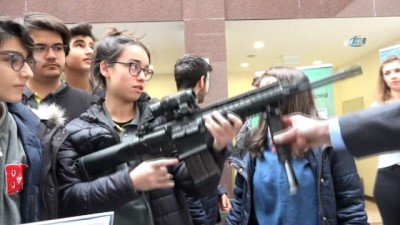 inovasyon -  Öğrencilerden silahlara yoğun ilgi Videosu