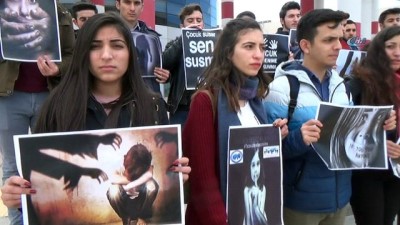 cocuk istismari -  Cinsel istismara bir tepki de üniversiteli öğrencilerden  Videosu