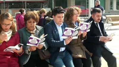 cocuk istismari - Çocuk istismarını kitap okuyarak protesto ettiler - ÇORUM  Videosu