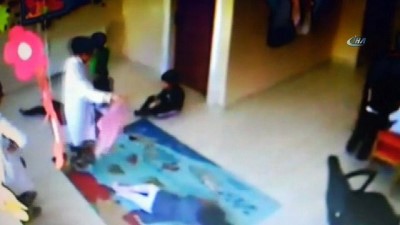 kucuk cocuk -  Kreşte şiddet kamerada  Videosu