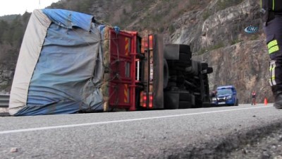 korkuluk -  Artvin'in Borçka ilçesinde 2 ayrı ot kamyonu kazası yaşandı, 4 kişi yaralandı  Videosu