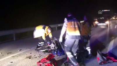 motosiklet surucusu - Devrilen motosikletin sürücüsü öldü - EDİRNE Videosu