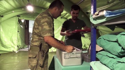 tibbi malzeme - TSK'den sınıra seyyar ilk yardım hastanesi - HATAY  Videosu