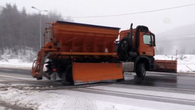 guzergah - Bolu Dağı'nda kar yağışı - BOLU  Videosu