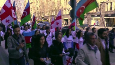parlamento - Hocalı Katliamı 26. yılında Gürcistan'da protesto edildi - TİFLİS Videosu