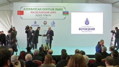 sosyal belediyecilik - Hocalı Katliamı'nın 26. yıl dönümünde Azerbaycan Dostluk Parkı açıldı (2) - İSTANBUL Videosu