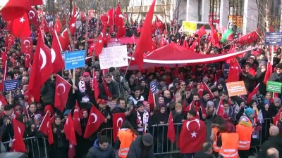 sehadet - Zeytin Dalı Harekatı'na destek mitingi (1) - BRÜKSEL Videosu