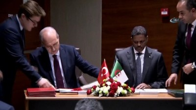 imza toreni -  Cumhurbaşkanı Erdoğan, Cezayir Başbakanı Ouyahia'yla bir araya geldi  Videosu
