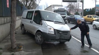 direksiyon -  İstanbul’da bir garip kaza  Videosu