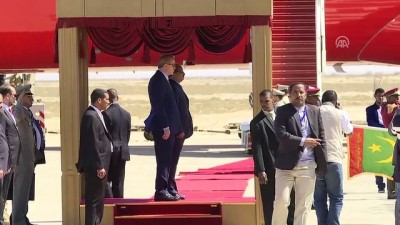 Cumhurbaşkanı Erdoğan Moritanya'da - Karşılama töreni - NOVAKŞOT