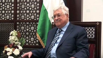Filistin Devlet Başkanı Abbas'ın kabulü - RAMALLAH